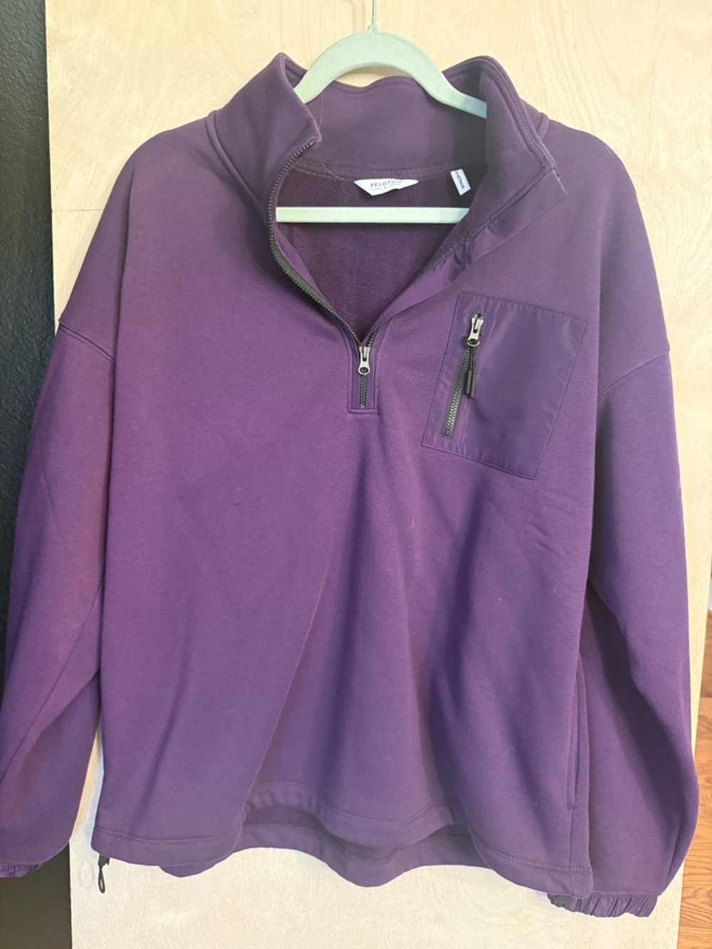 Peloton Purple Quarter-Zip Pullover